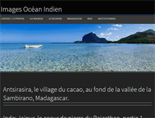 Tablet Screenshot of images-ocean-indien.com